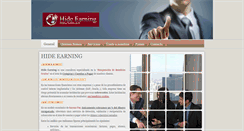 Desktop Screenshot of hidearning.com